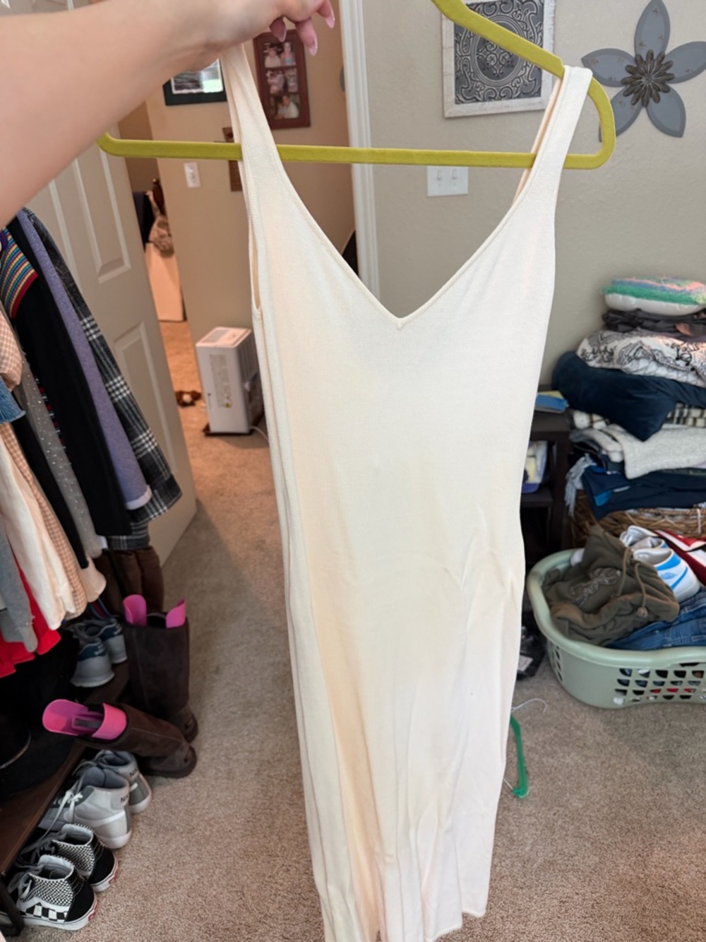 MESHKI Easton Knit Midi Dress- seen in Alexandra Leclerc